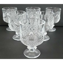 Ecosell Life 6 Lı Kristal Kahve Yanı Bardak MIT1016