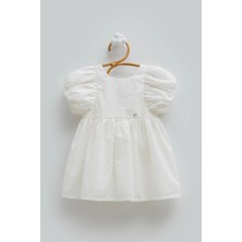 Caramell Nıce Baby Brode Elbise - Ekru - 62-68 cm Ekru
