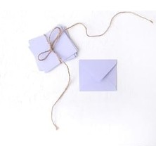 Ecosell Minik Zarf, 7x9 cm 25 Adet (Lila)