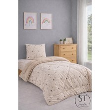 Shopyteks Tek Kişilik Welsoft Puffi Yorgan 155X215 | 1 Adet Yastık Kılıflı | Pamuklu & Yumuşak