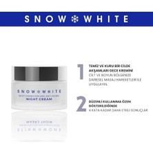 Ecosell Snow White Leke ve Yaşlanma Karşıtı Gece Kremi 50ML
