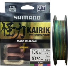 Shimano Kairiki 8+ 300 mt 0.13MM Ip Misina Multi Color