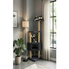 Turkuaz Tırmalama Tr969 Corner Kedi Katlı Tırmalama Kedi Oyun Evi