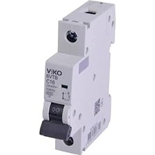 Ecosell 6VTB-1C16 Otomatik Sigorta 6ka C Tipi 1 Kutup 16A