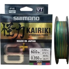 Shimano Kairiki 8+ 300 mt 0.35MM Ip Misina Multi Color