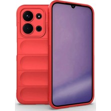Ve Kırmızı Xiaomi Redmi 15C ile Uyumlu Love Serisi Darbeye Dayanıklı Kamera Korumalı Silikon Kılıf