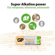 Ecosell GP23A Süper Alkalin 23A/MN21/V23GA Boy Pil, 12 Volt, 5'li Kart, Bakır/beyaz/yeşil