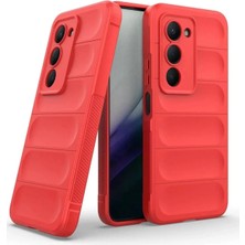 Ve Kırmızı Xiaomi Redmi 15 4G ile Uyumlu Love Serisi Darbeye Dayanıklı Kamera Korumalı Silikon Kılıf