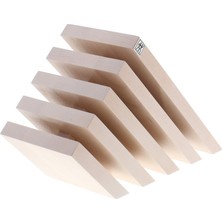 Ecosell Italyan Bıçak Bloğu, 10" x 10" x 16", Beyaz Renkli Kayın Ağacı