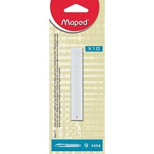 Ecosell Ofis ve Kırtasiye 640717 Yedek Bıçak Gümüş, 9 mm