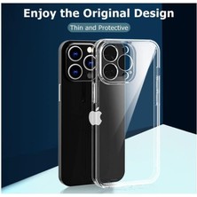 Ecosell 12 Pro Şeffaf Kılıf, Kamera Korumalı 12 Pro (6.1'') Şeffaf Silikon Kılıf, Kamera Koruyuculu 12 Pro Kılıfı