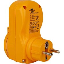 Ecosell Kaçak Akım Koruma Röleli Tekli Priz