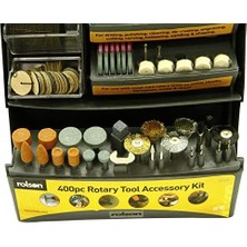Ecosell 59240 400 Pc Rotary Tool Accessory Kit