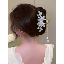 Elas Home Metal Taşlı Lale Mandal Tako Şık Tasarım