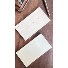 Ecosell 4'lü Masaüstü Tarihsiz Planlayıcı Set (Hedefler, Haftalık Planlayıcı, Noktalı ve Çizgili Notepad)