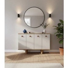 Tessa Mobilya Linda Bohem 120CM Konsol, Tv Ünitesi, Tv Sehpası, Kahve Köşesi, Mutfak Dolabı, Çok Amaçlı Dolap