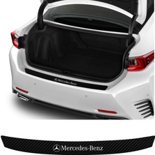 Ruselland Mercedes E Için Özel Yeni Uyumlu Aksesuar Oto Arka Tampon Bagaj Koruyucu Özel Yeni Sticker 92*7 cm
