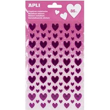 Ecosell Etiket-Aplı Pembe Kalpler