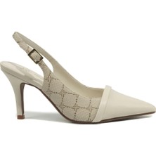 Nine West Raen 6fx Bej Kadın Topuklu Ayakkabı