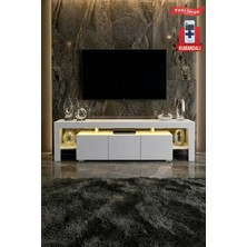 PlatinReyon Kale Ledli Tv Ünitesi 200 cm