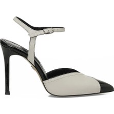 Nine West Mernat 6fx Kırık Beyaz Kadın Topuklu Ayakkabı