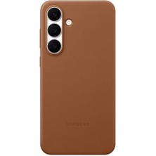 Ecosell Galaxy S25 Fe Deri Kılıf, Taba