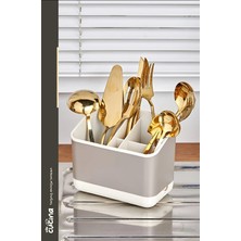 Stile Cucina Pratik Bölmeli Tezgah Üstü Kaşık Çatal Bıçak Kurutmalık