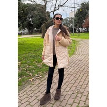 Love The Wind Uzun Peluşlu Kaban