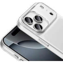 Ecosell 17 Pro Max Için Kılıf Droga Kapak Şeffaf