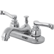 Ecosell KB8601 Royale 4 " Banyo Bataryası, 4-3/4 "emzik Erişimi, Parlak Krom