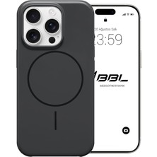 Ecosell Kablosuz Şarj Ile Uyumlu Sert Mika Çizilmeye Dayanıklı Koruyucu Kılıf Ince Form Mikrofiber Kaplama (Gece Siyahı, 16 Pro Max)