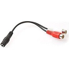 Ecosell SL-358 15CM 3.5 F To 2 Rca F Kablosu