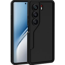 Tecno Camon 40 4g Kılıf Kamera Korumalı Zore Ananas Kapak - Siyah