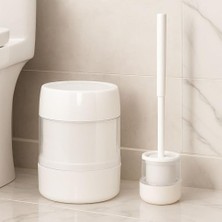 Ecosell Premium Çöp Kovası-Beyaz