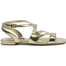 Nine West Etrın 6fx Altın Kadın Düz Sandalet