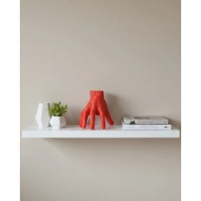 Eco Lounge 3D Kırmızı El Biblo 17X16 cm Sanatsal ve Dikkat Çekici Dekor