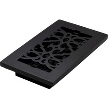 Ecosell AC408-BLK Viktorya Dönemi Zemin Tescili, 4 x 8, Dökme Demir Siyah