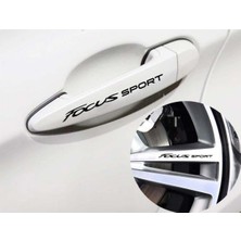 Ruselland Ford Focus Sport Kapı Kolu Özel Yeni Sticker Set 8 Ad 10*1,5 cm
