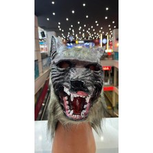 Ecosell Halloween Kurt Köpek Maskesi, Korku Maskesi, Bayramı Aksesuarları, Halloween Kostüm Aksesuarı, Şaka Oyunları ve Korku Maskeleri