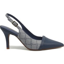 Nine West Raen 6fx Lacivert Kadın Topuklu Ayakkabı