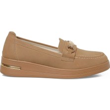 Polaris 167125.NZ6FX Taba Kadın Loafer