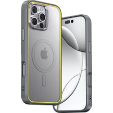 Ecosell The Future 16 Pro Max Kılıfı, Uyumlu Telefon Kılıfı, Natural Titanium