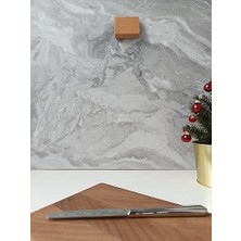 Ecosell Mct Ahşap Mıknatıslı Duvara Monte Ahşap Bıçak Bloğu ve Bıçak Tutucu - 2 Bıçak Kapasiteli