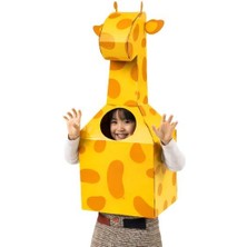 Kardinno Uzun Boylu Zuzu Karton Giyilebilir Çocuk Kostümü Etkinlik Parti Doğum Günü Kostüm