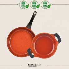 Flora Serisi Tava ve Sahan Seti, Dayanıklı ve Şık Mutfak Gereçleri