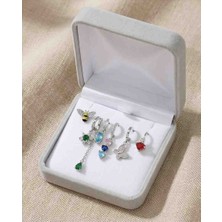 Noshnosh Ysx 6'lı Çoklu Çelik Küpe Seti