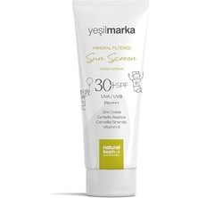 Ecosell Yeşilmarka Mineral Filtered Sun Screen 30 Spf Güneş Koruyucu Krem