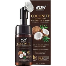 Ecosell Wow Skin Science Hindistan Cevizi Nemlendirici Yüz Yıkama Köpüğü ve Dahili Fırçalı Arındırıcı Parlatıcı Yüzde Doksan Sekiz Doğal Içerik