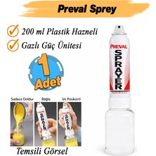 Badem10 Preval Sprey 55 gr Kullanıma Hazır Sıkıştırılmış Hava Boya Hazneli Taşınabilir Mini Boya Tabancası