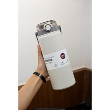 1200 ml Çelik Vakumlu Soğuk Pipetli Matara, Sağlıklı ve Dayanıklı Tasarım